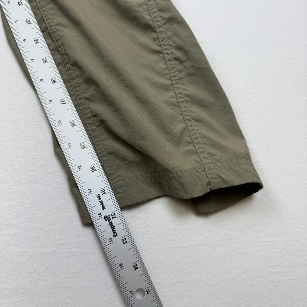 Columbia Titanium Convertible Cargo Pants Mens Medium 32 Zip Off Hiking Sage